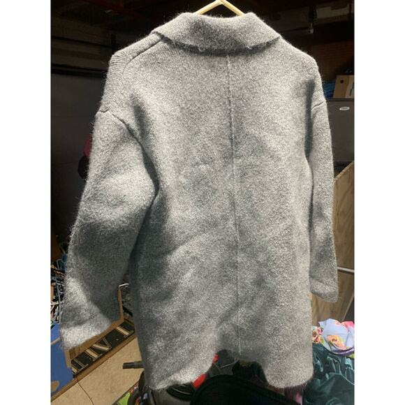Anthropologie Angie open Sweater Coat by Moth Grey women’s size Medium - Picture 2 of 5
